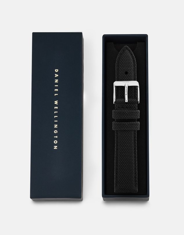Daniel Wellington - 18mm Strap Canvas Black S