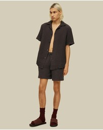 OAS Company - Navy Terry Shorts - Unisex