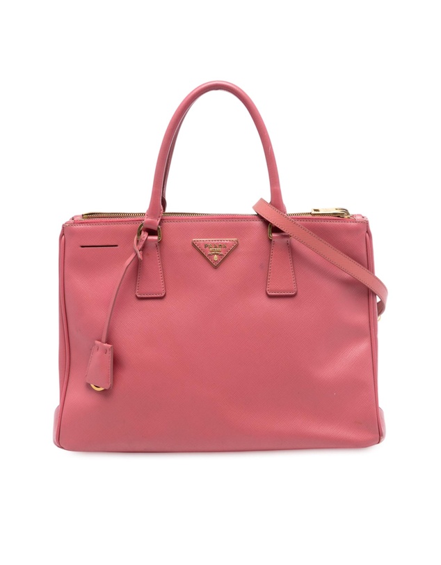 Pre-Loved by Azura Reborn - Pre-Loved Medium Saffiano Lux Galleria Double Zip Satchel
