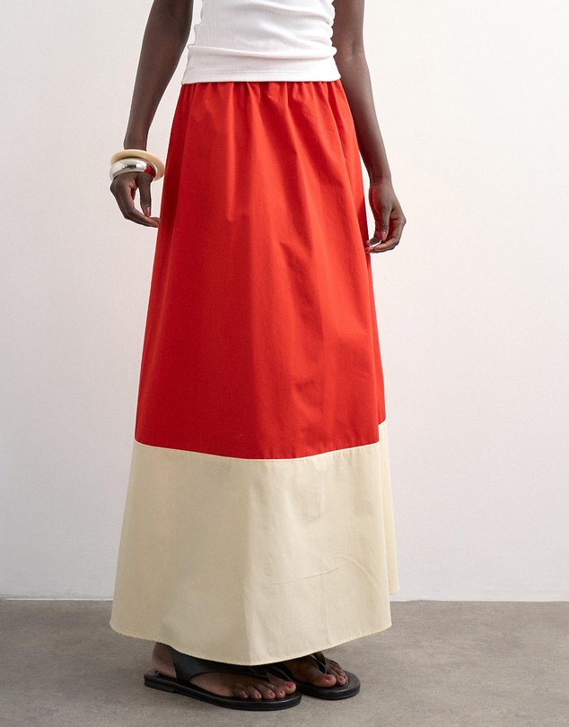 TOPSHOP - Maya Colour Block Skirt