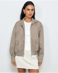 AERE - Check Bomber Jacket