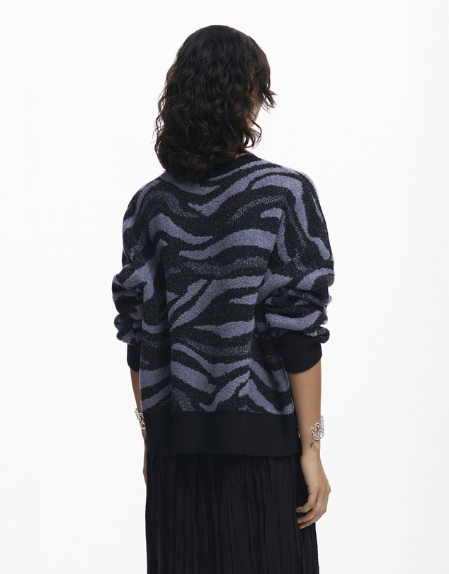 Desigual - Animal print sweater