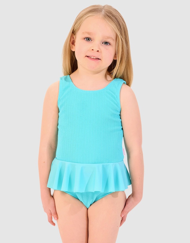 Seafolly - Textured Frill One Piece - Kids