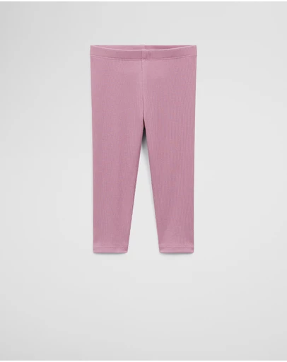 Country Road - Organically Grown Cotton Blend Solid Rib Legging