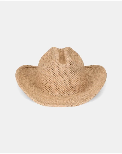 Lack Of Color - Raffia Cowboy Hat