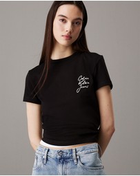 Calvin Klein Jeans - Slim Logo Baby Tee