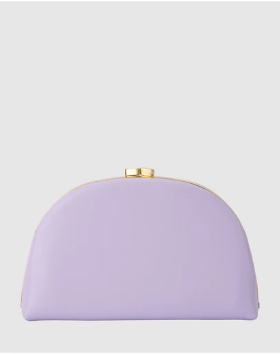 Olga Berg - Celeste Curved Clutch