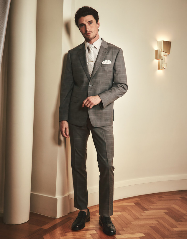 Tarocash - Sovran Check Wool Pant