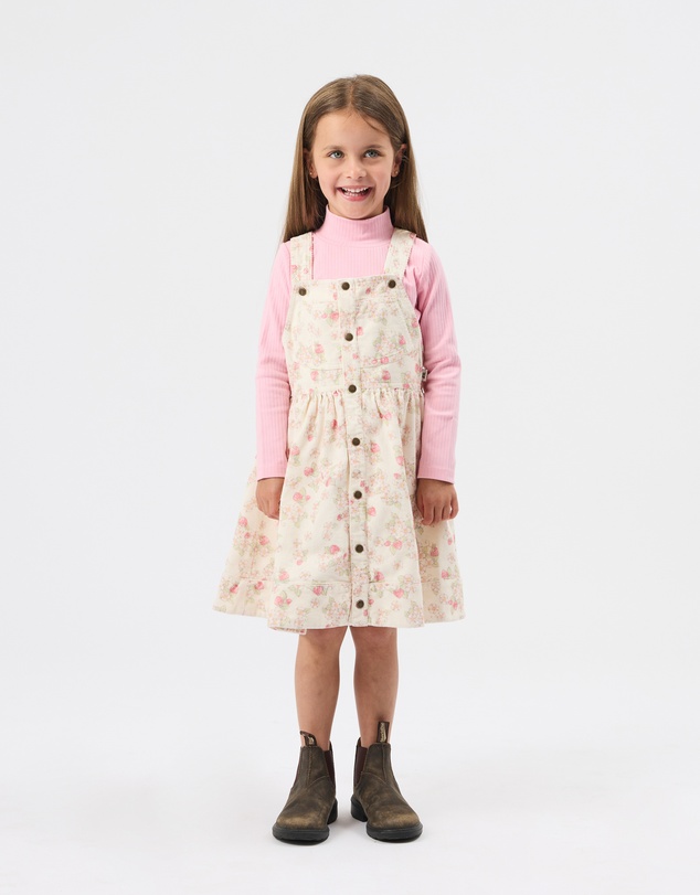Goldie + Ace - Strawberry Fields Pinafore Dress - Babies-Kids