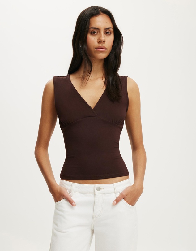 Cotton On - Maple V Neck Tank