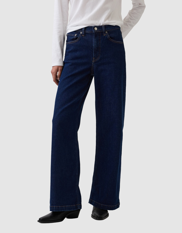 GAP - High Rise Stride Rinse Bluebell Jeans