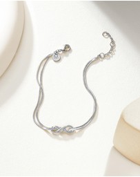 Mestige - Infinity Sky Bracelet - Silver Plated