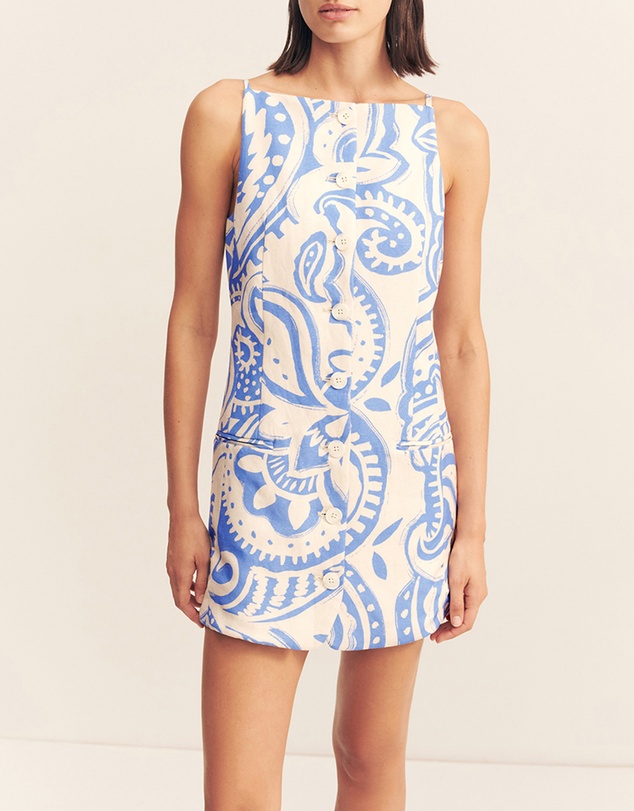 Shona Joy - Francis Square Neck Mini Dress