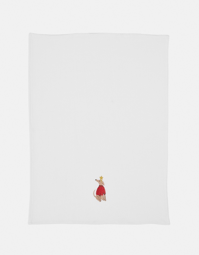 Linen House - Embroidered Tea Towel