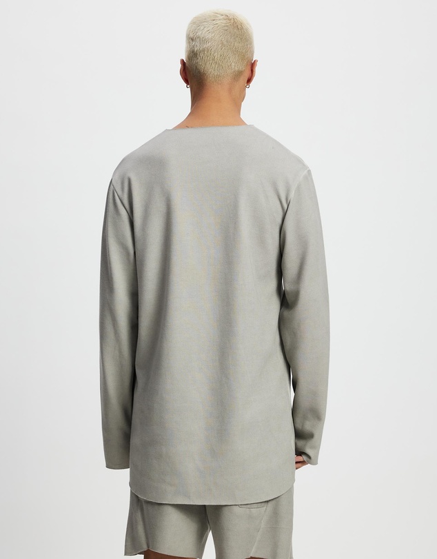 Surrounded By Ghosts - The Cadmium Heavy Jersey Crew Raw Neck Jumper