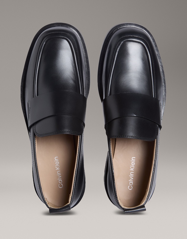 Calvin Klein - Square Leather Loafers