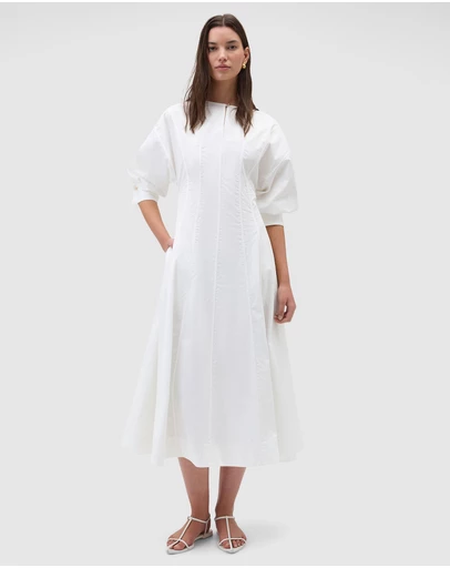 Oroton - Cuff Detail Day Dress