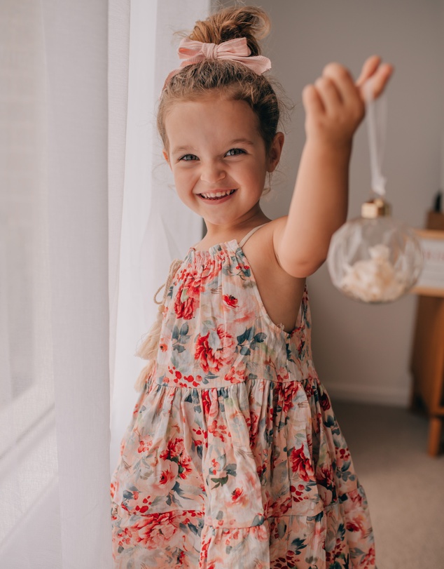 WITH LOVE FOR KIDS - Cotton Muslin Dress - Babies - Kids