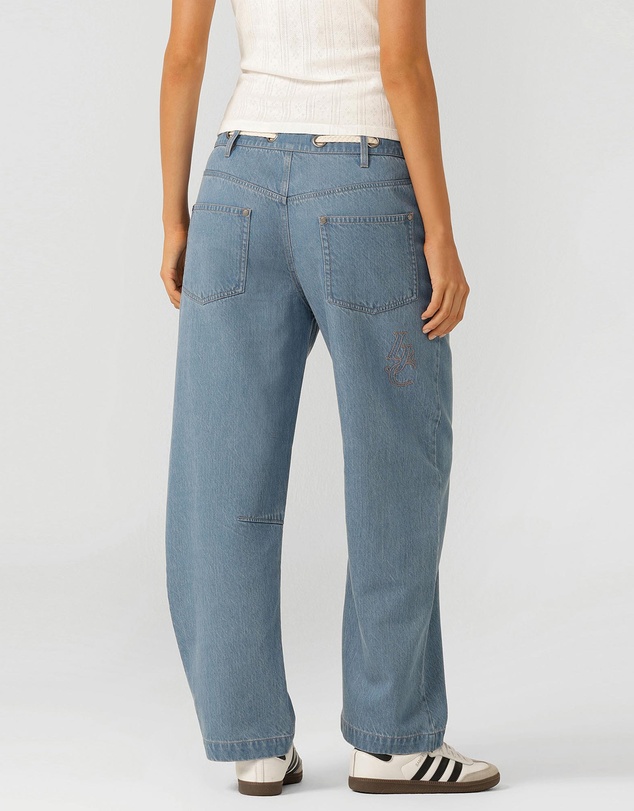 Lorna Jane - Off Duty Vintage Wash Denim Pants