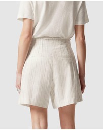 & Other Stories - Raw-Edge Pleated Shorts