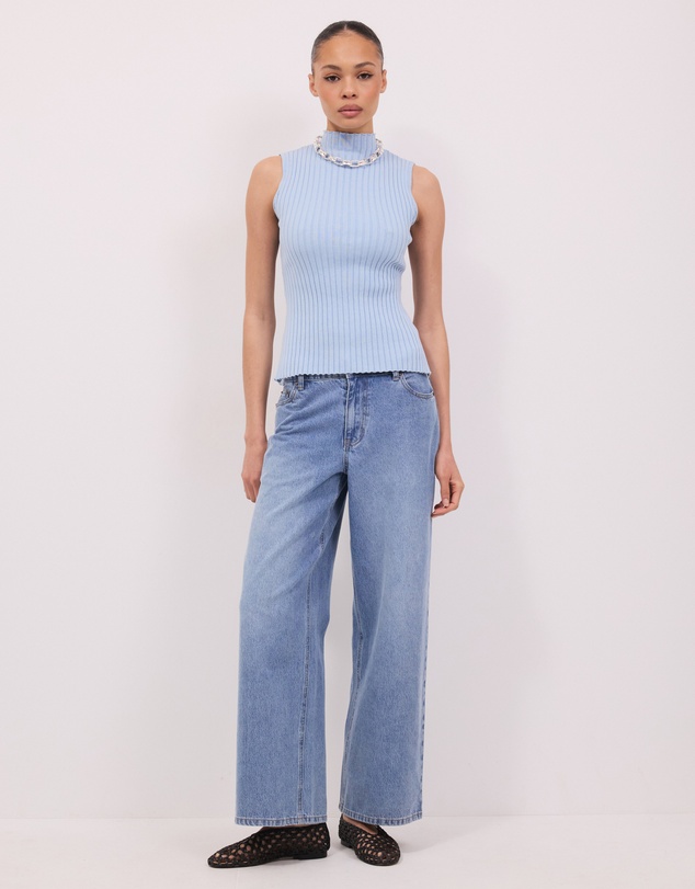 Calli - Brynne Funnel Neck Top