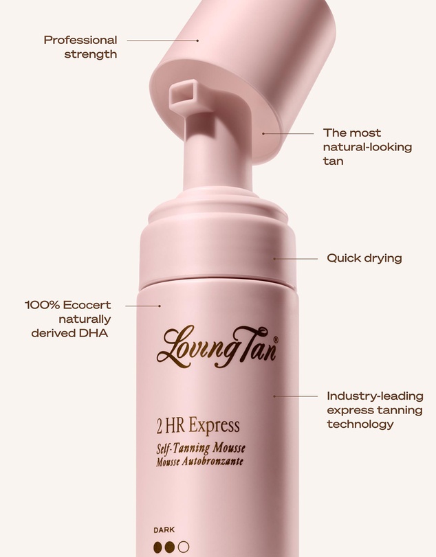 Loving Tan - 2HR Express Mousse Dark 200ml