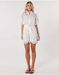 Fate + Becker - Elara Broderie Blouse