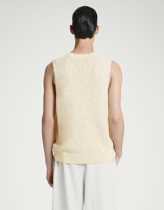 COS - Relaxed MelangeKnit Cotton Vest