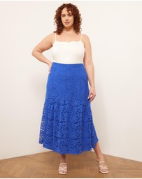 Atmos&Here Curvy - Vida Lace Midi Skirt