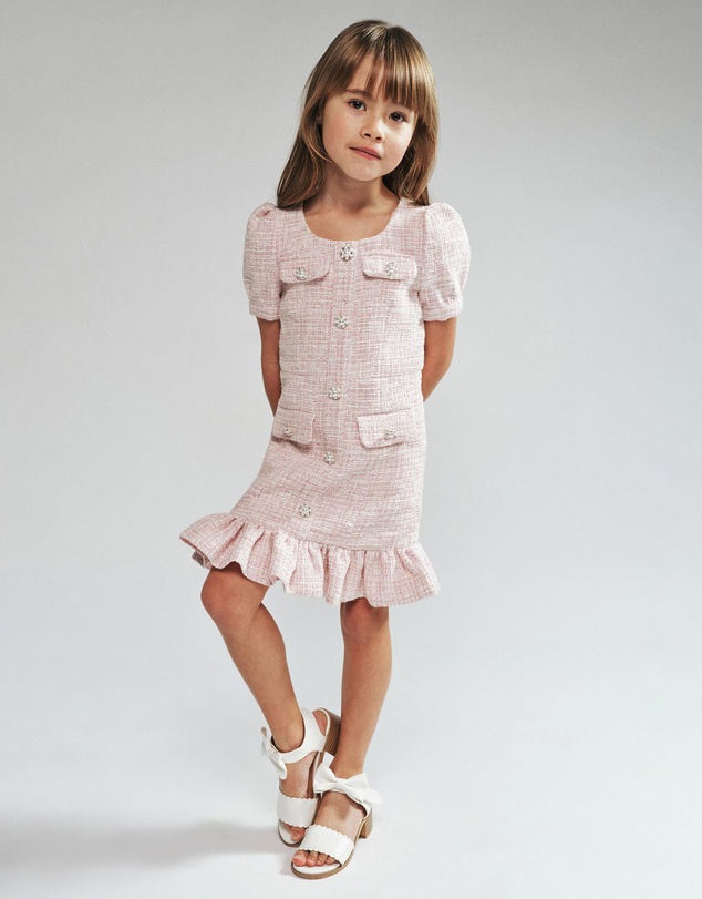 Bardot Junior - Etta Boucle Dress - Kids-Teens