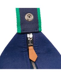 Pre-Loved by Azura Reborn - Pre-Loved hermes Fabric Zip-Top Carry Pouch Everyday Essential Storage Container Travel Organizer