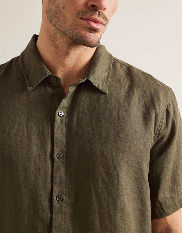 AERE - Euro Resort Linen SS Shirt