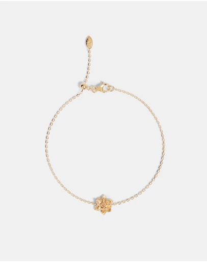 By Charlotte - Birth Flower Bracelet - Water Lily July
