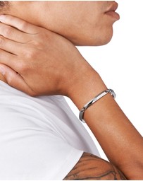 Diesel - Steel Silver-Tone Bracelet