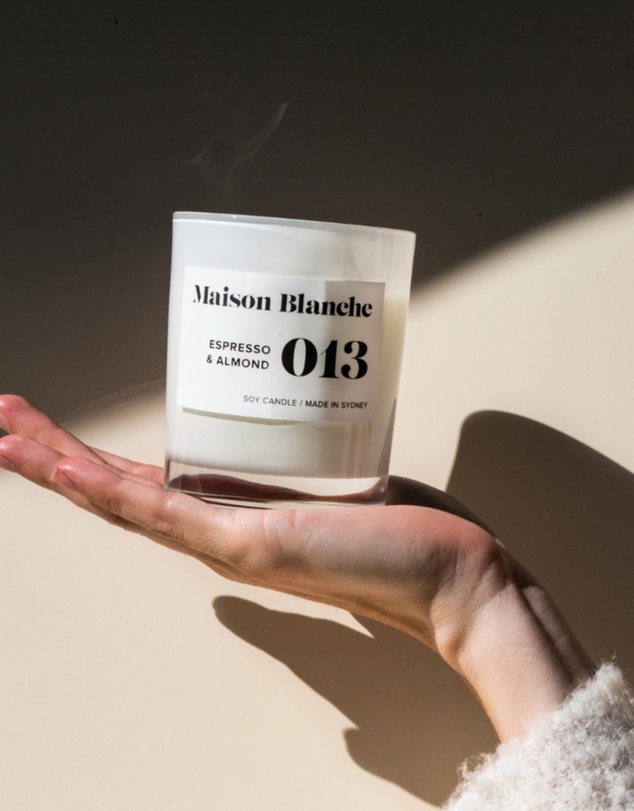 Maison Blanche - 013 Espresso & Almond - Large Candle