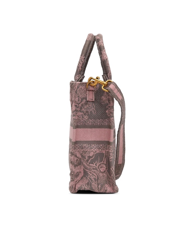 Pre-Loved by Azura Reborn - Pre-Loved Dior Canvas Vertical Book Tote with Detachable Strap