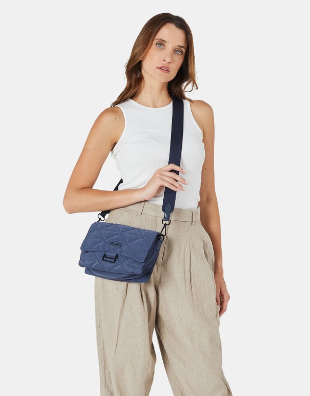 Pierre Cardin - Pierre Cardin Ladies Nylon Textured Crossbody Bag
