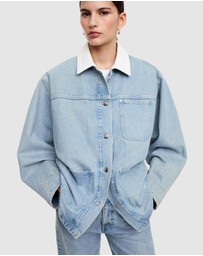 ARKET - Corduroy-Collar Denim Jacket