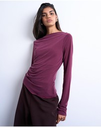 TOPSHOP - Cupro LS Hitch Side Detail Top