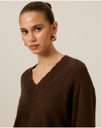 Tussah - Georgia V-Neck Relaxed Jumper