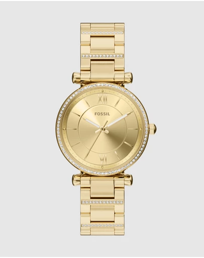 Fossil - Carlie Gold Tone Analogue Watch