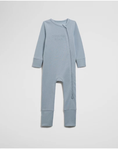 Country Road - Organically Grown Cotton Waffle Jumpsuit