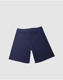 Salty Johnson - Classic Performance Board Shorts - Navy Blue