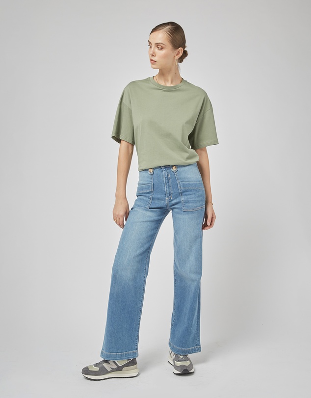 DRICOPER DENIM - Amy Oil Green Tee