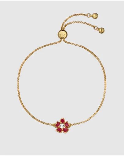 Ted Baker - PETIAL: Painted Flower Adjustable Bracelet