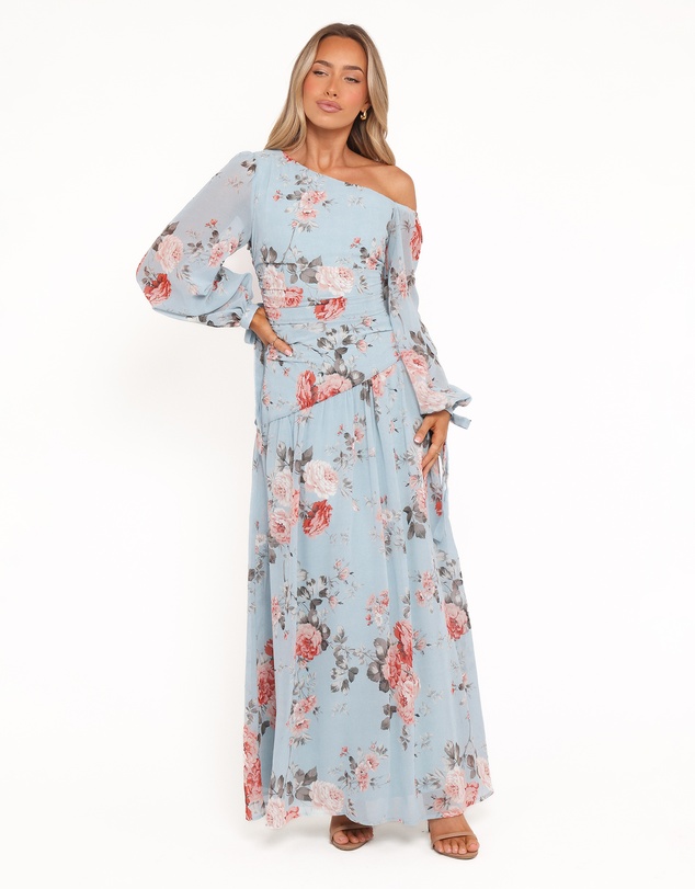 Petal & Pup - Levine Maxi Dress - Blue Floral