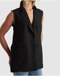 Decjuba - Paige Linen Blend Vest