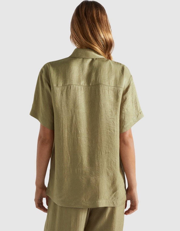 Seed Heritage - Satin Short Sleeve Shirt
