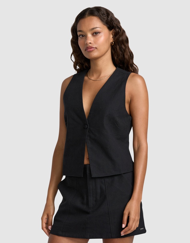 RVCA - Womens Logan Down Vest
