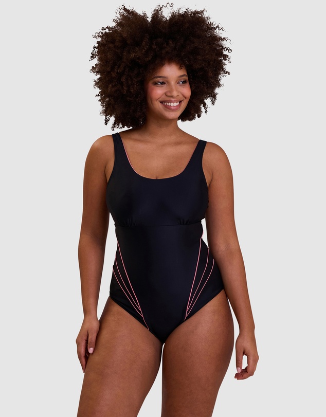 Sans Complexe - Bondi Beach Sporty One-Piece Swimsuit with Bust Support
